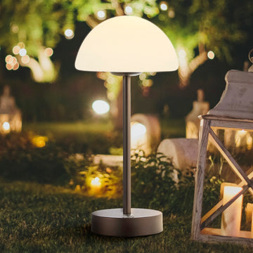 Xavier 12.5" Modern Minimalist Iron Rechargeable Integrated LED Table Lamp - JONATHAN Y